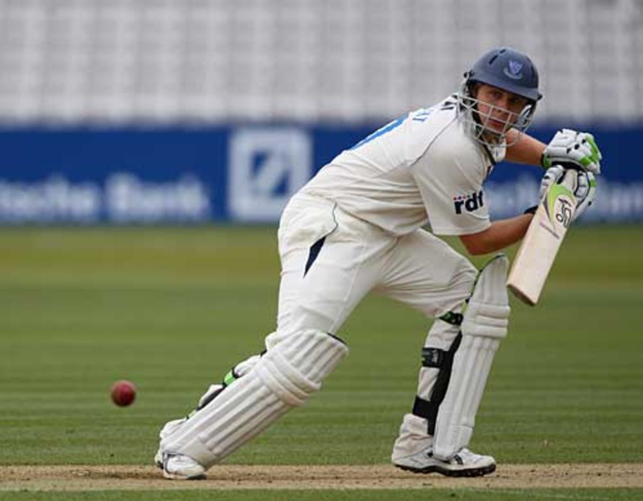 Luke Wright plays the ball late during his career-best 155, MCC v Sussex, Lord's, April 12, 2008