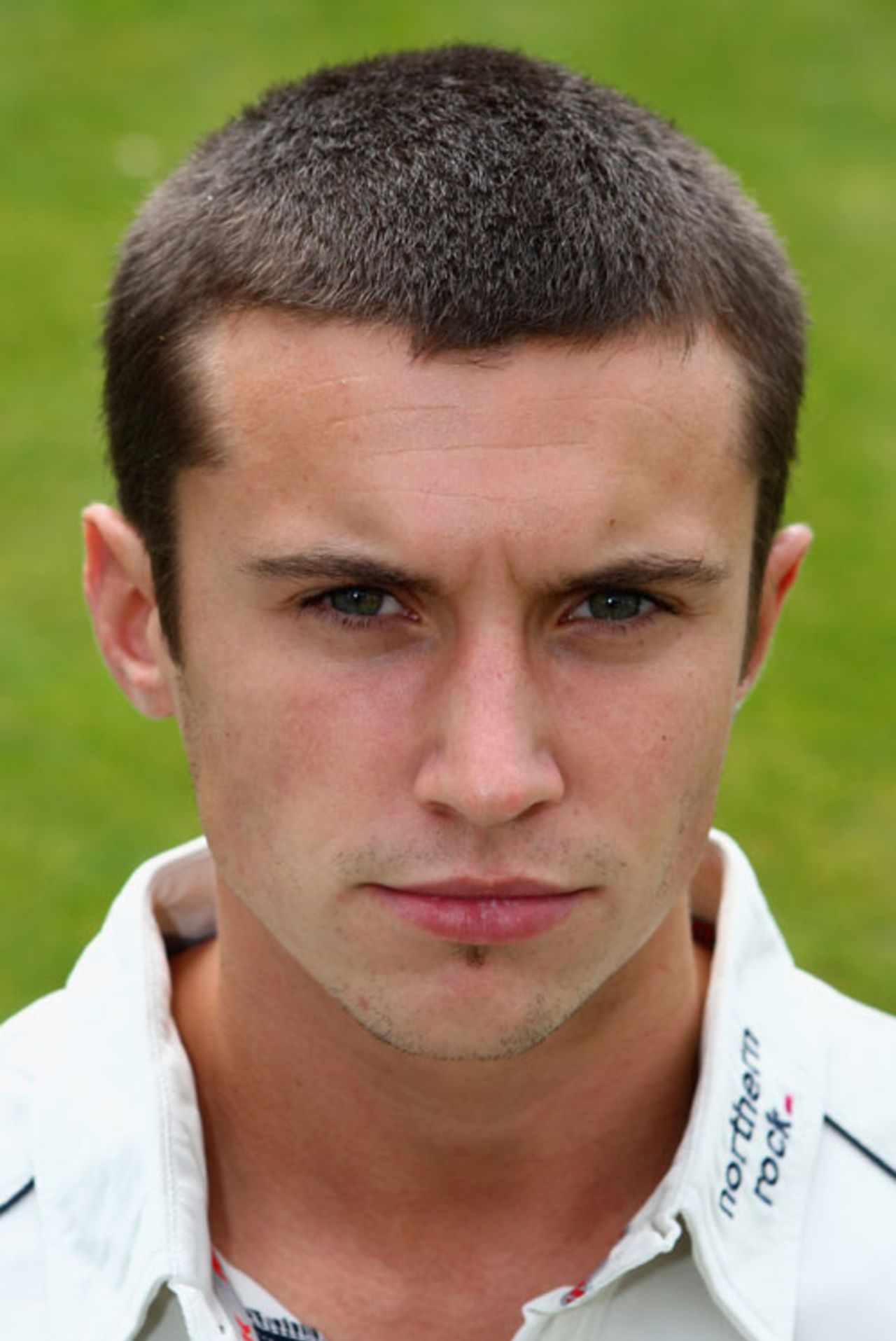 Dan Housego at Middlesex's pre-season photoshoot, April 1, 2008