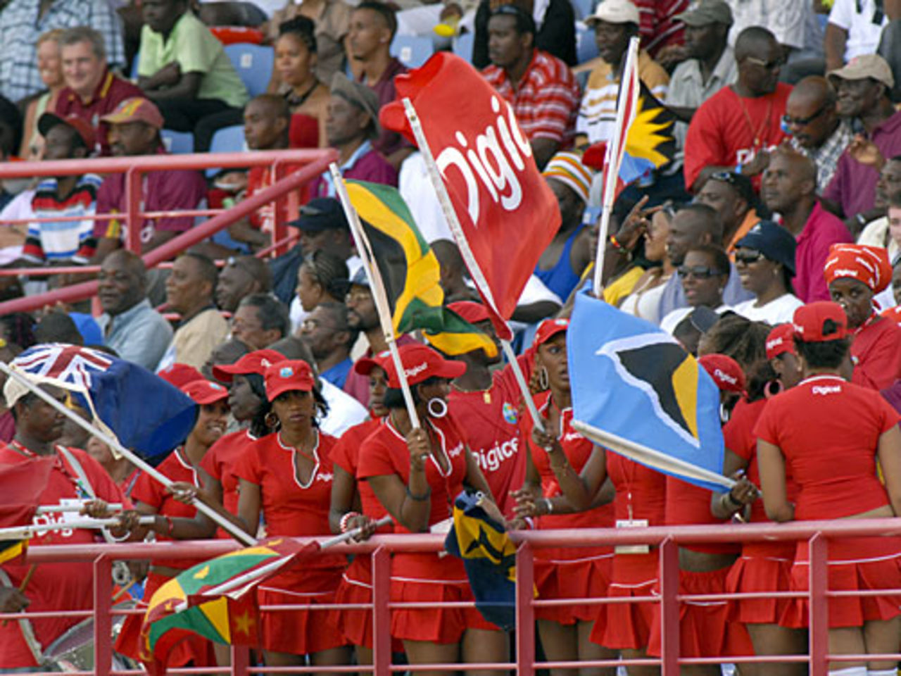 An almost full house in St Lucia, West Indies v Sri Lanka, 3rd ODI, St Lucia, April 15, 2008
