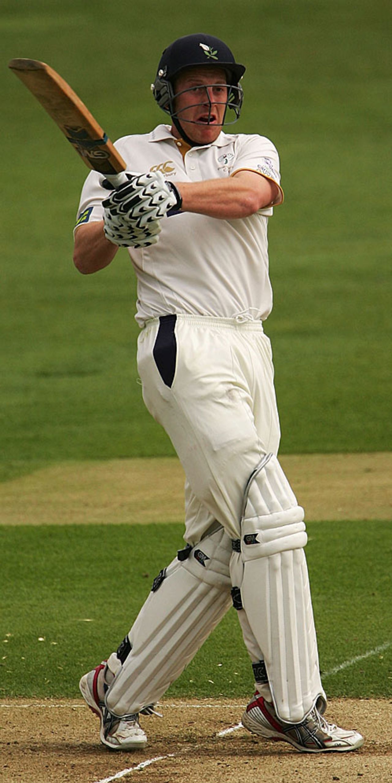 Andrew Gale pulls on the front foot during his hundred, Yorkshire v Hampshire, County Championship, April 24, 2007