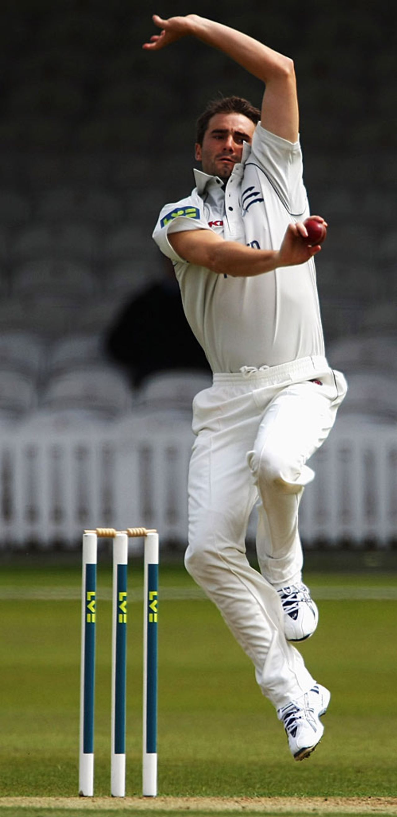 Tim Murtagh approaches his delivery stride, Middlesex v Glamorgan, County Championship, Lord's, April 25, 2008