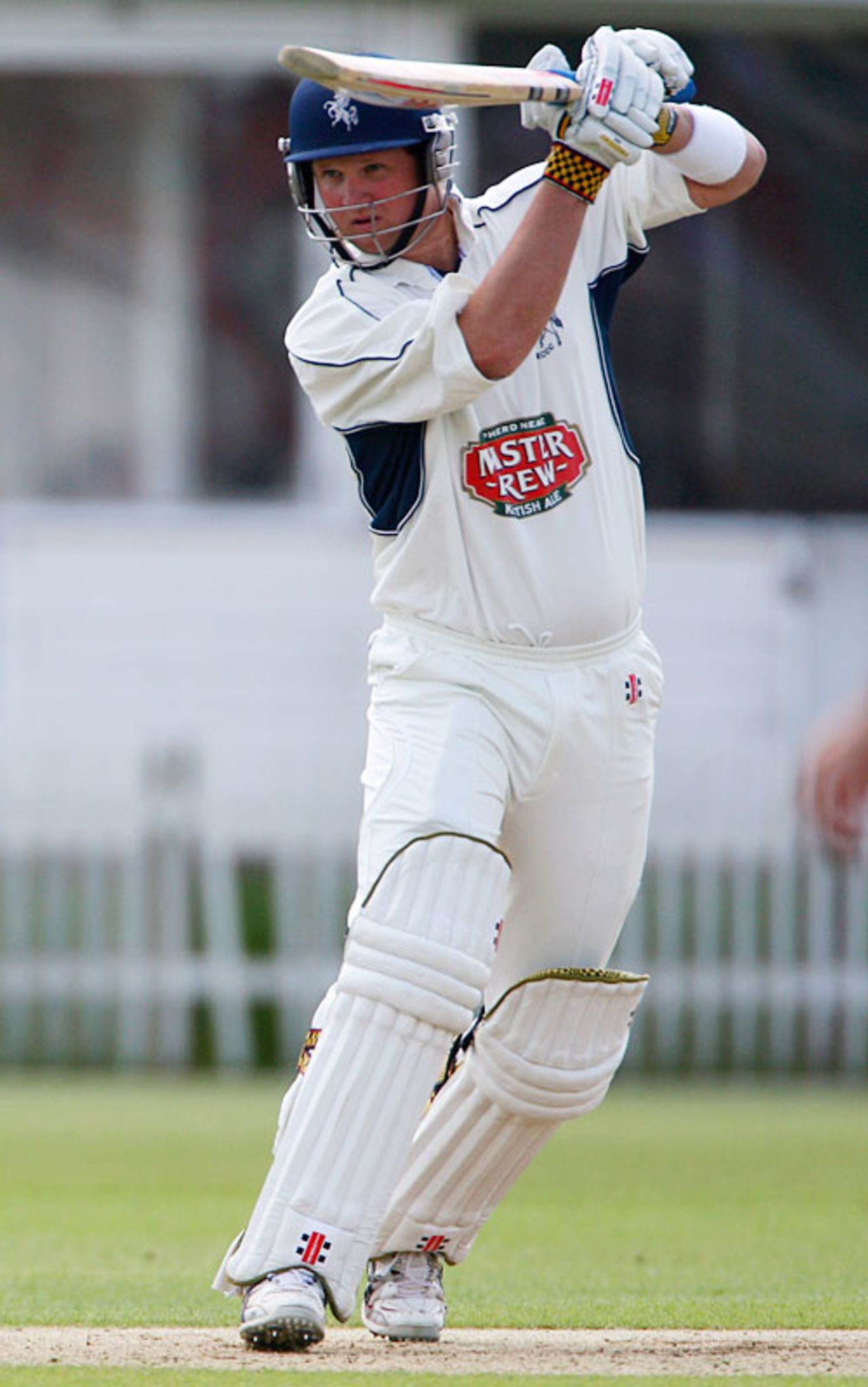 Robert Key drives off the back foot, Kent v New Zealanders, Canterbury, April 28, 2008