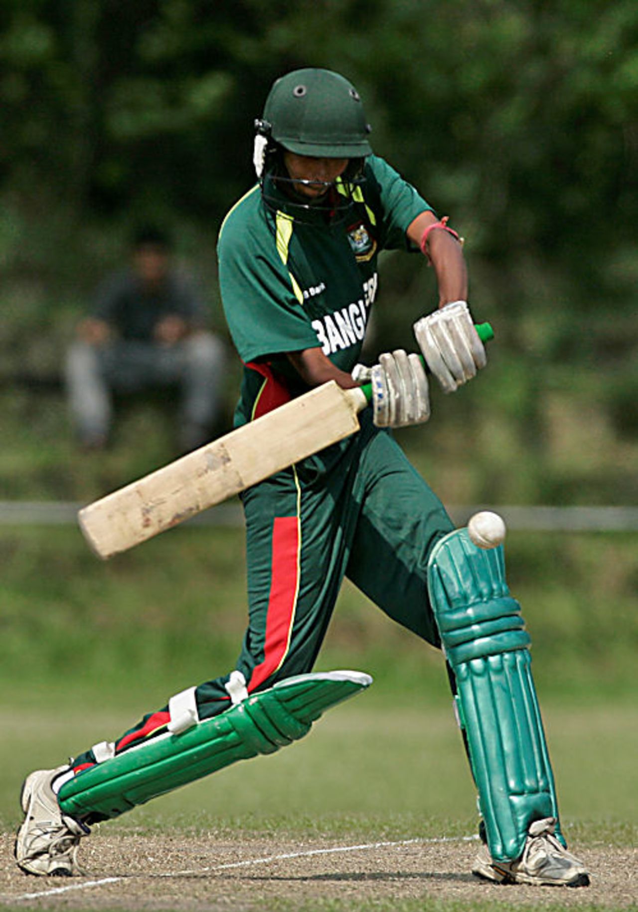 Panna Ghosh keeps her eyes on the ball, Bangladesh v Pakistan, Kurunegala, Women's Asia Cup, May 3, 2008