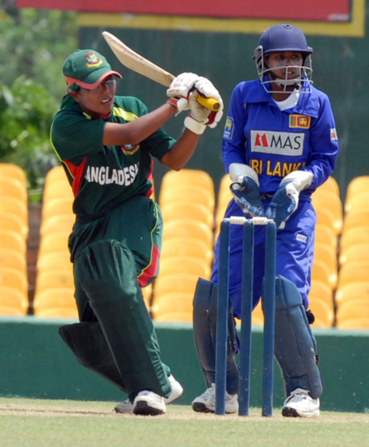 Chamely Khatun only managed to score six runs, Sri Lanka v Bangladesh, Dambulla, Women's Asia Cup, May 5, 2008 