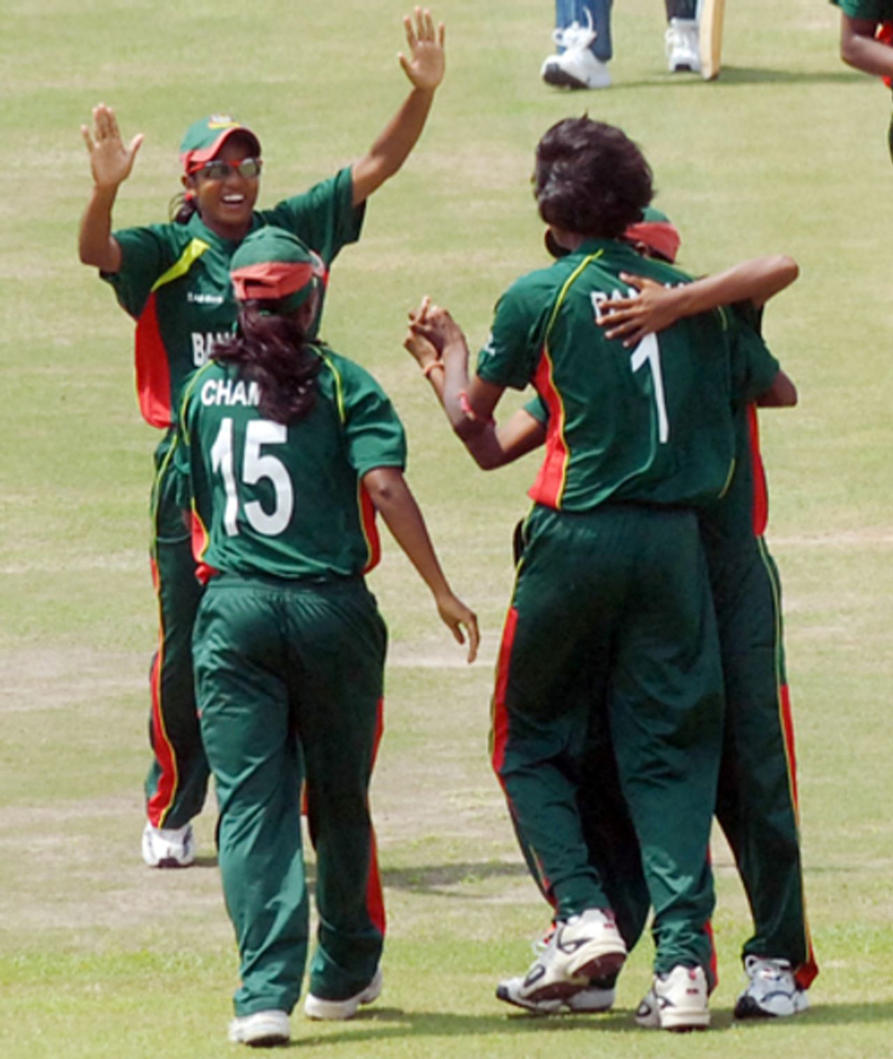 Panna Ghosh struck in her second over when she dismissed Dedunu Silva, Dambulla, Women's Asia Cup, May 5, 2008 