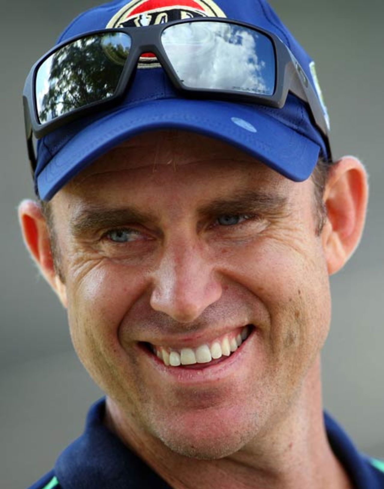 Matthew Hayden at Australia's training camp, Allan Border Field, Brisbane, May 5, 2008