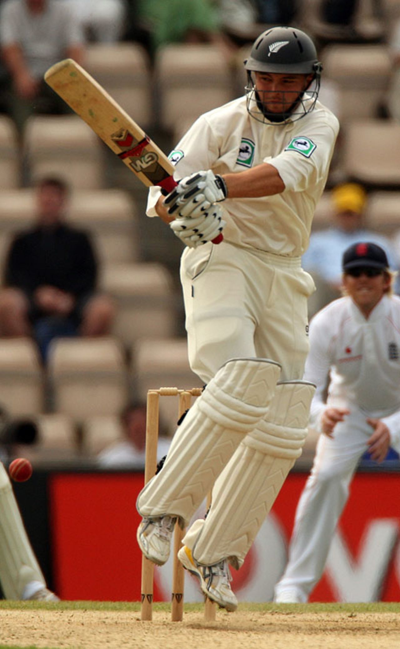 Daniel Flynn turns one round to the leg side, England Lions v New Zealanders, The Rose Bowl, May 9, 2008