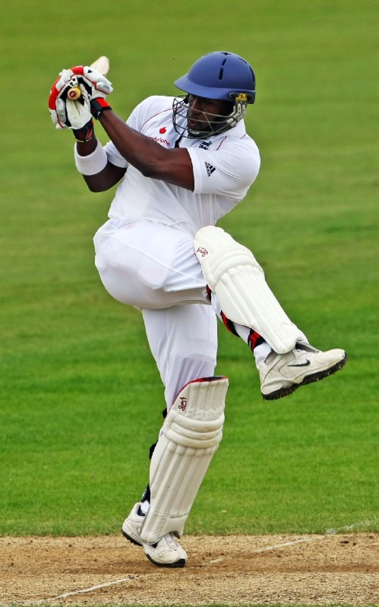 Michael Carberry turns one behind square, England Lions v New Zealanders, The Rose Bowl, May 10, 2008
