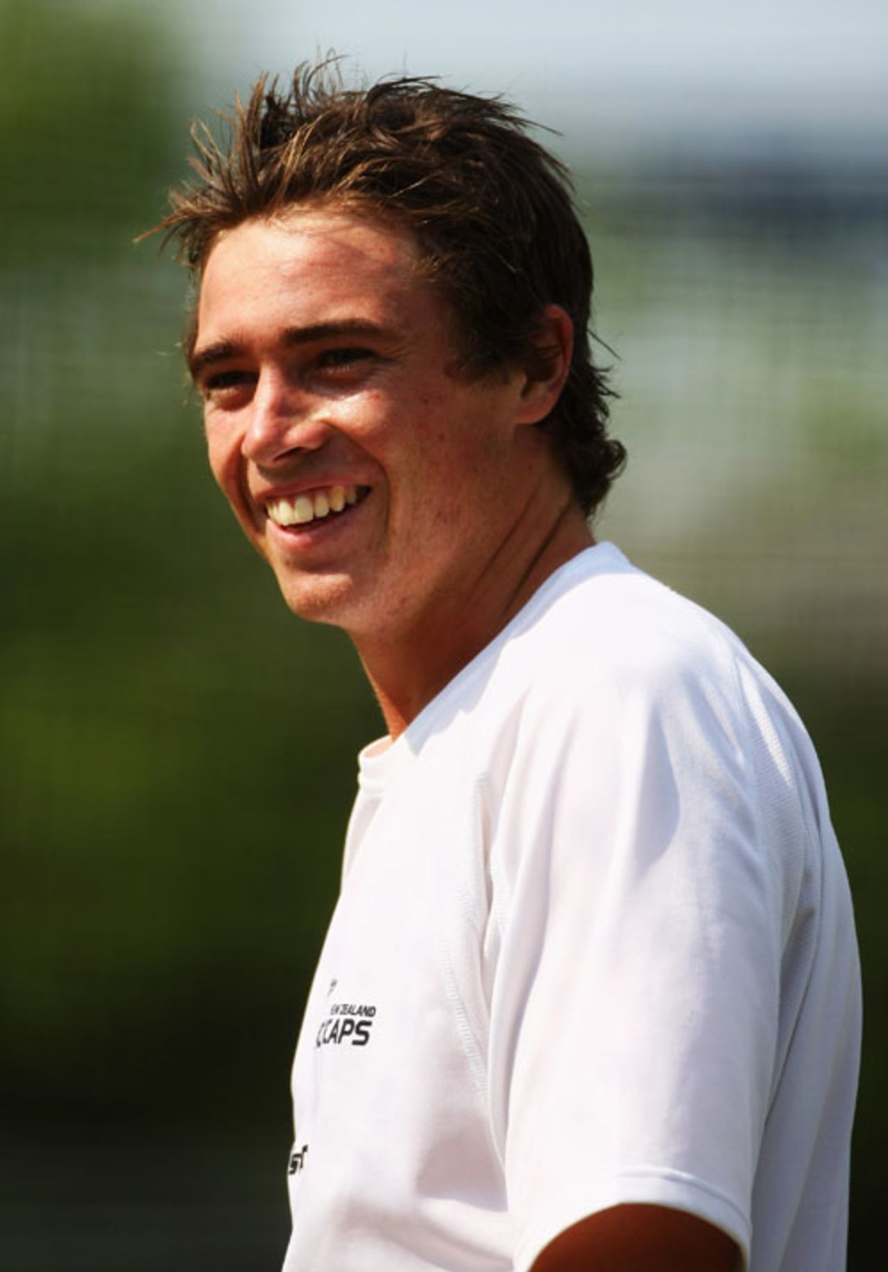 Tim Southee at New Zealand's training session, Lord's, May 13, 2008