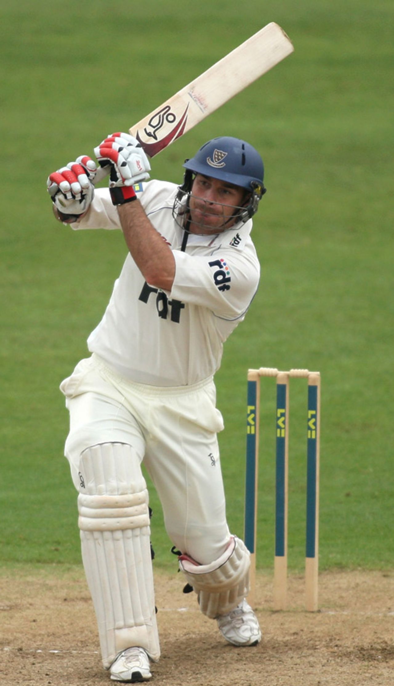 Michael Yardy lifts one over the top, Somerset v Sussex, County Championship, Taunton, May 16, 2008