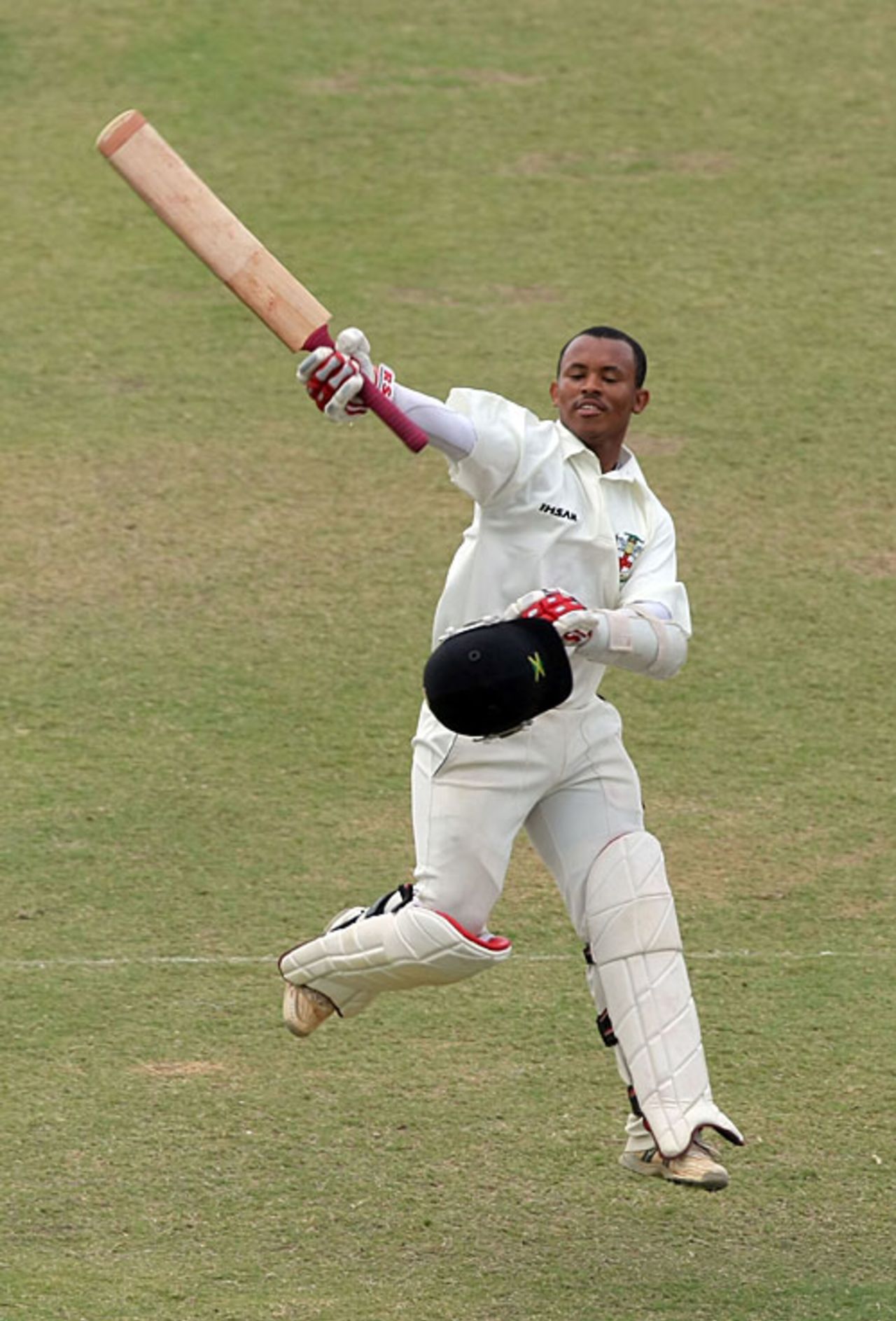 Carlton Baugh scored an unbeaten 111 off 112 balls, Jamaica XI v Australians, Trelawny, 1st day, May 16, 2008