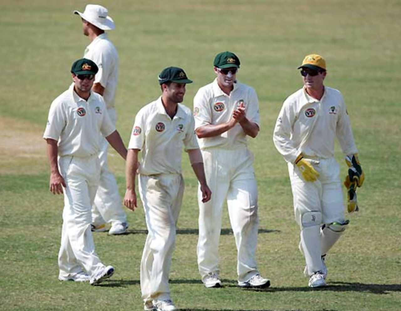 The Australians wrap up Jamaica's second innings for 194, Jamaica XI v Australians, Trelawny Stadium, 3rd day, May 18, 2008
