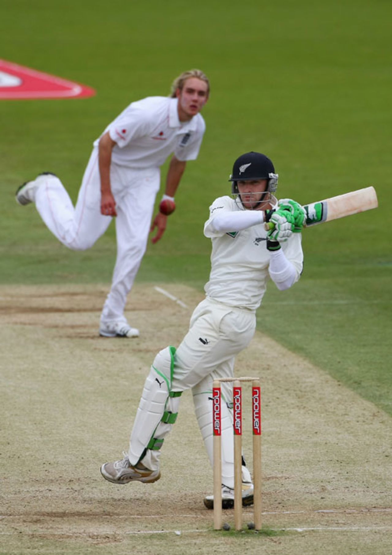 Brendon McCullum tries to hook Stuart Broad, England v New Zealand, 1st Test, Lord's, May 19, 2008