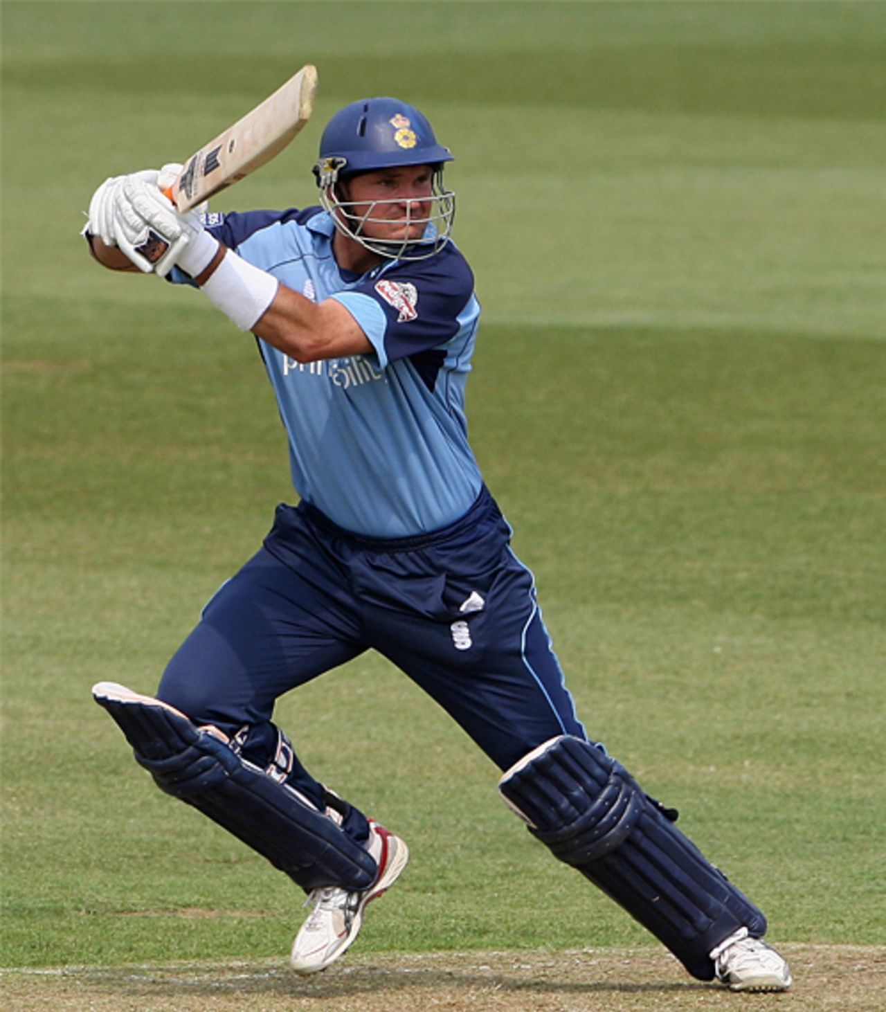 Steve Stubbings carried his bat for 95, Derbyshire v Lancashire, Friends Provident Trophy, Derby, May 22, 2008