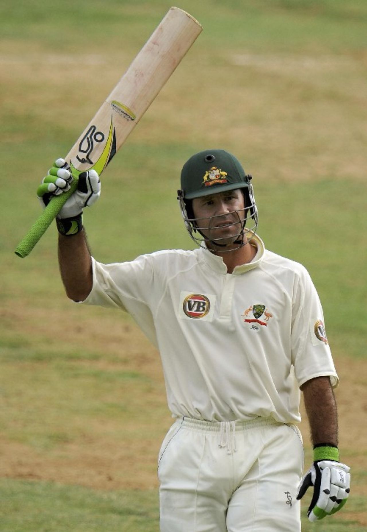 Ricky Ponting celebrates his century, West Indies v Australia, 1st Test, Jamaica, May 22, 2008