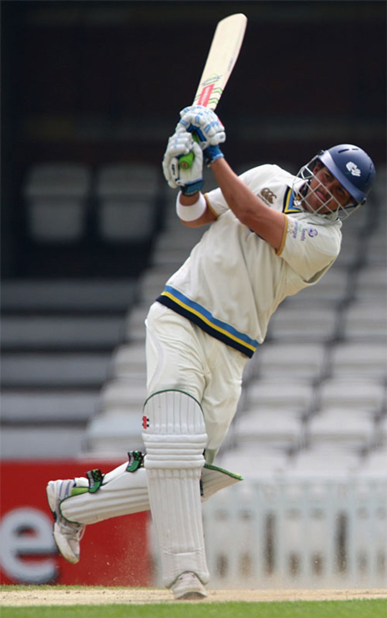 Jacques Rudolph reached his hundred before falling to Usman Afzaal, Surrey v Yorkshire, County Championship, The Oval, May 23, 2008