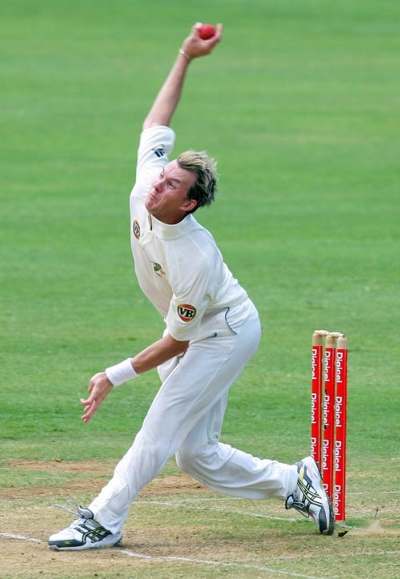 Brett Lee runs in to bowl, West Indies v Australia, 1st Test, Jamaica, May 24, 2008