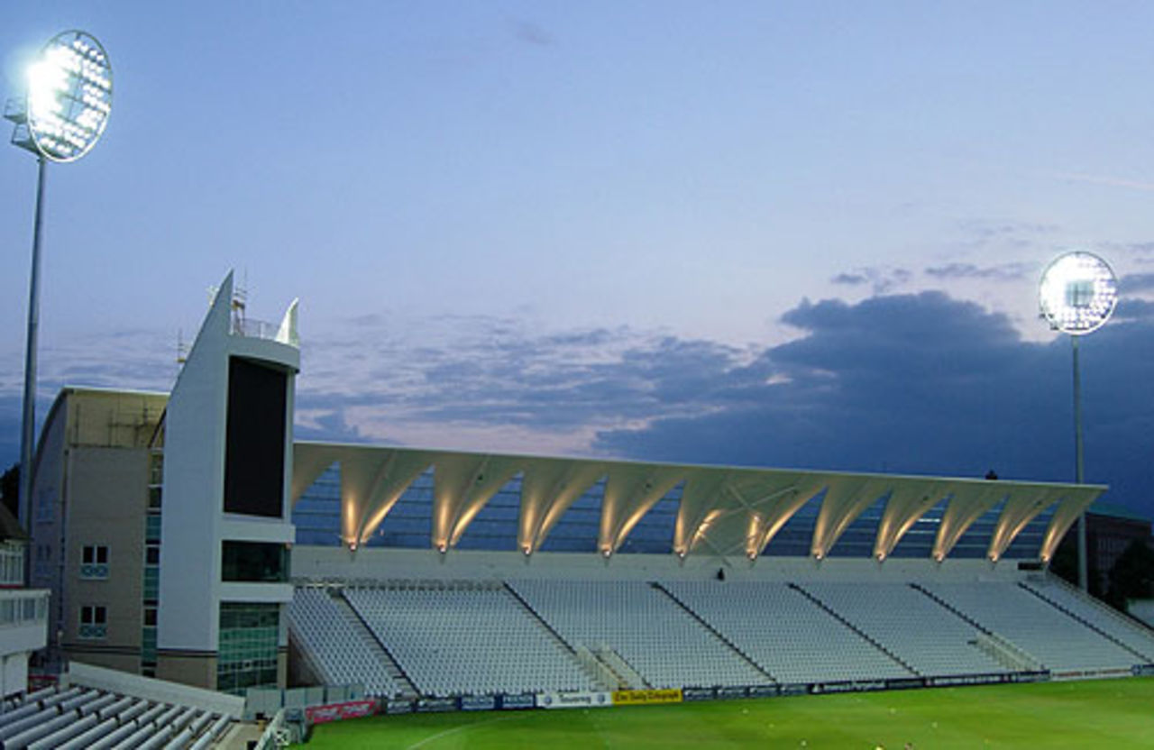 The new £8.2million Bridgford Road stand at Trent Bridge
