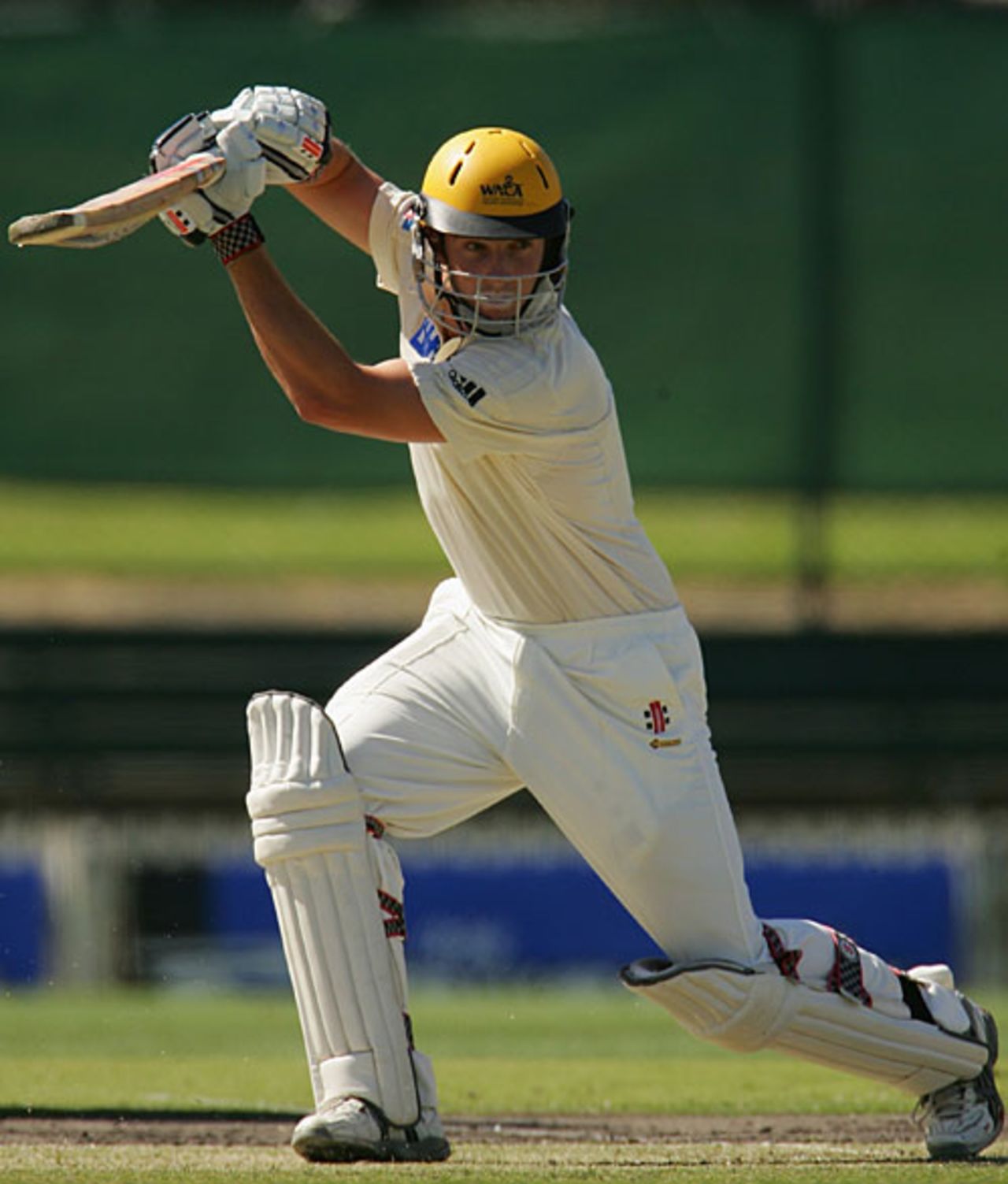 Shaun Marsh drives through point, Victoria v Western Australia, Pura Cup, Melbourne, March 10, 2006