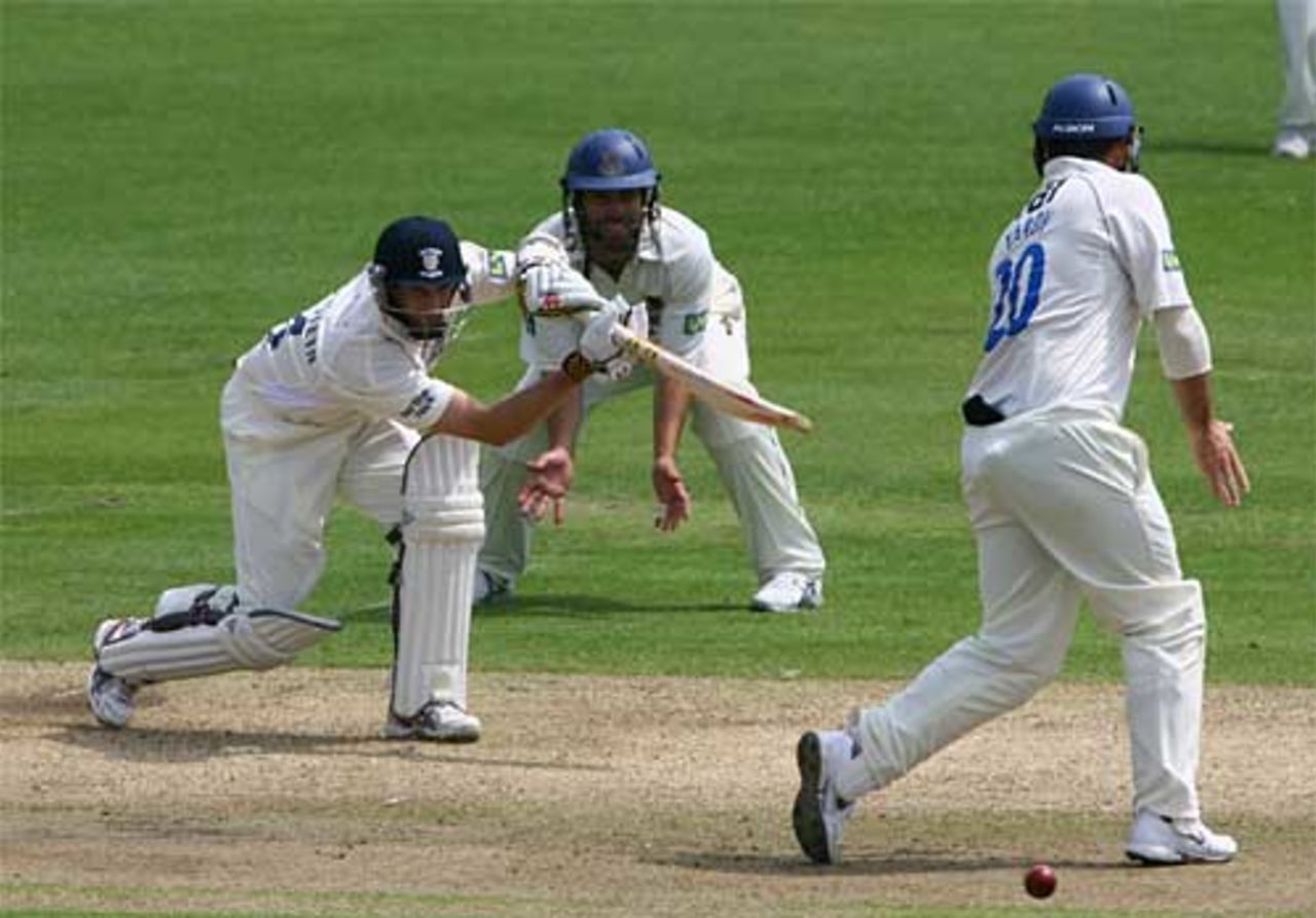 Dale Benkenstein helped rescue Durham with 110, Sussex v Durham, County Championship, Hove, May 31, 2008