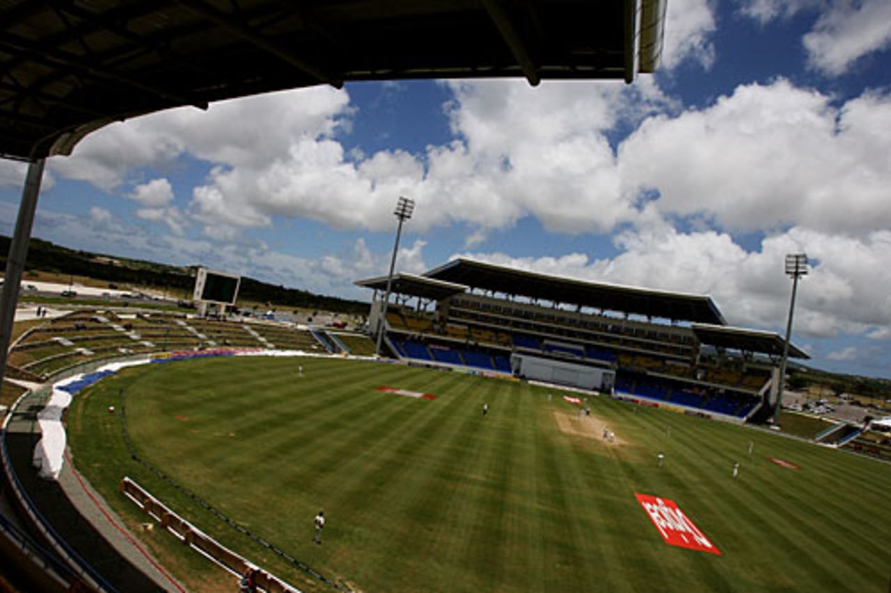 An overview of the Sir Vivian Richards Stadium, West Indies v Australia, 2nd Test, Antigua, June 3, 2008