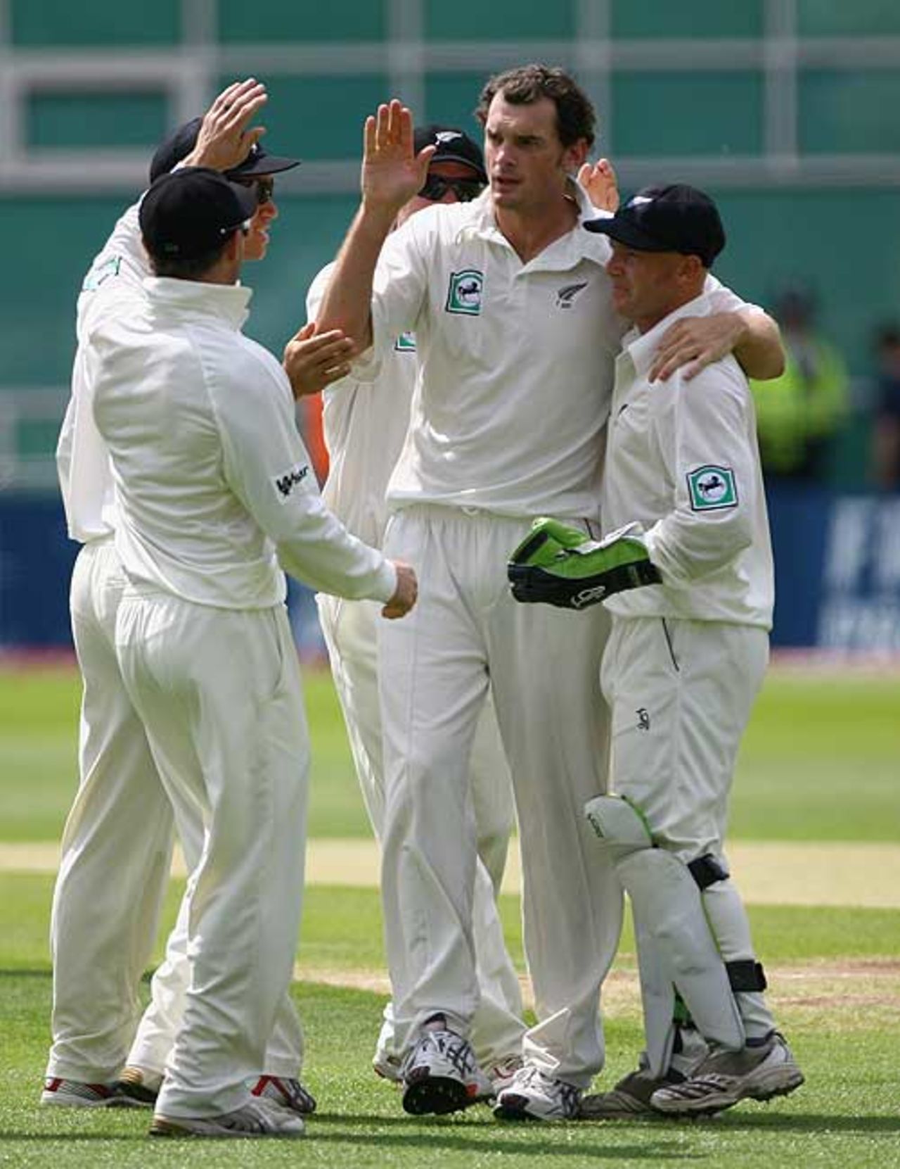 Kyle Mills delivered the breakthrough in the sixth over, England v New Zealand, 3rd Test, Trent Bridge, June 5, 2008