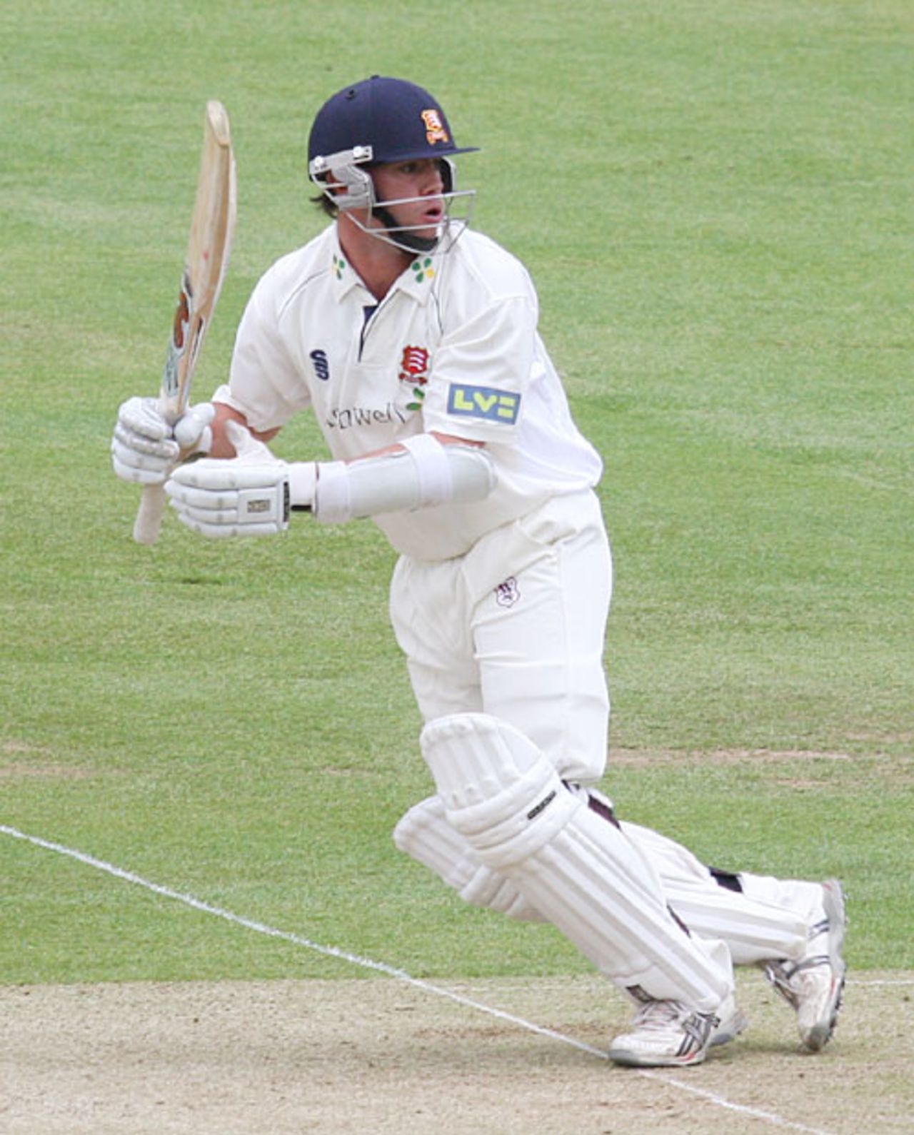 Mark Pettini on the attack, Middlesex v Essex, Lord's, June 6, 2008