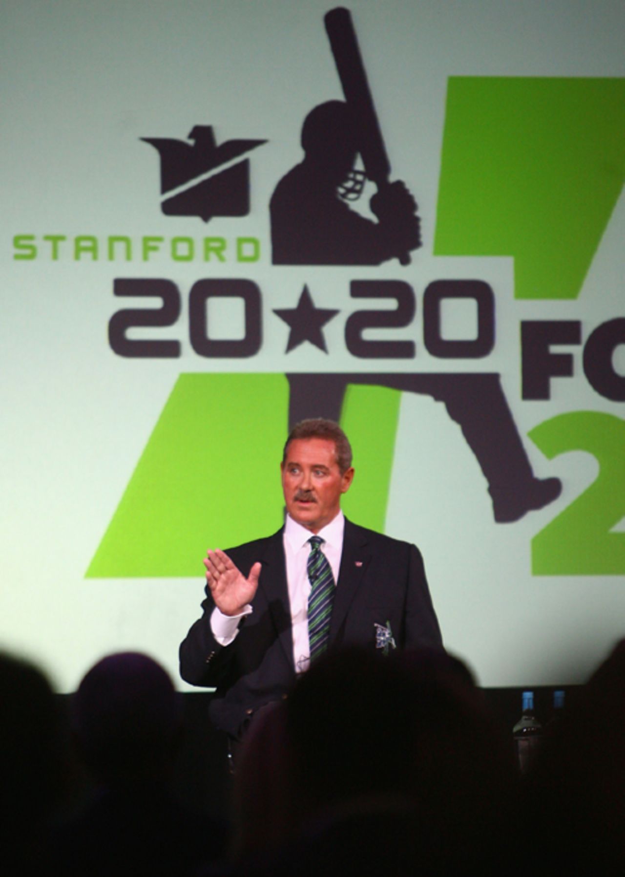 Allen Stanford announces the launch of his 20-20 for 20 series, Lord's, June 11, 2008
