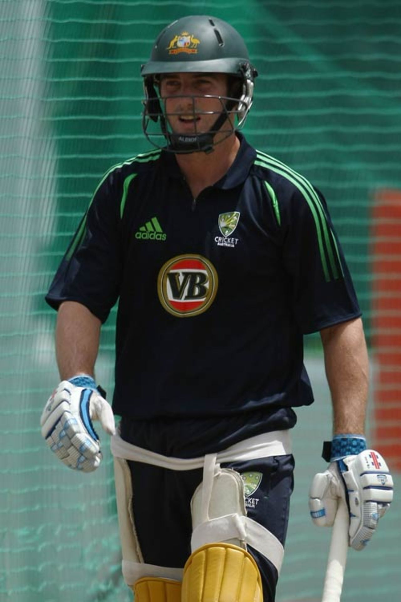 Shaun Marsh bats in the nets, Bridgetown, June 19, 2008