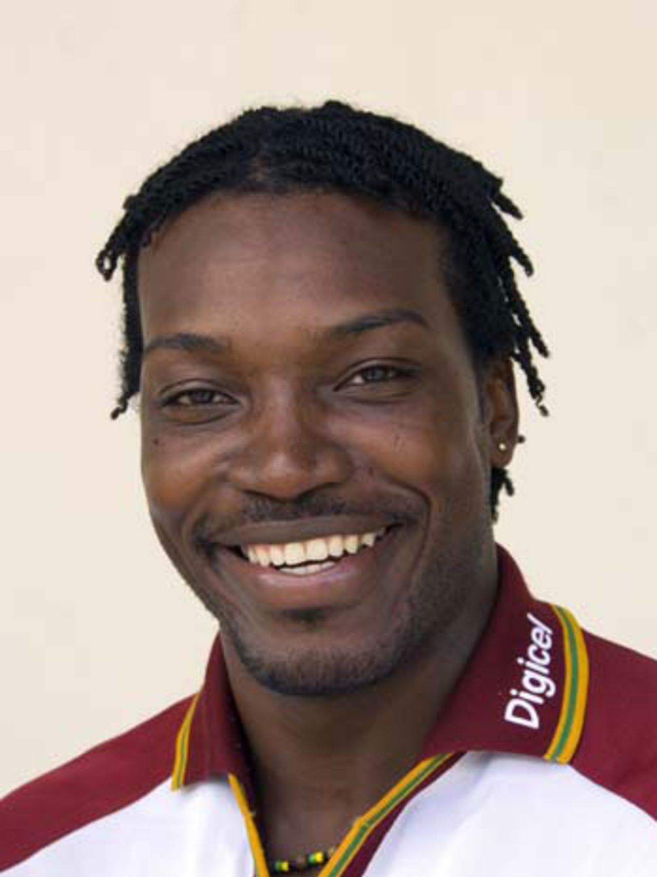 Portrait of Chris Gayle