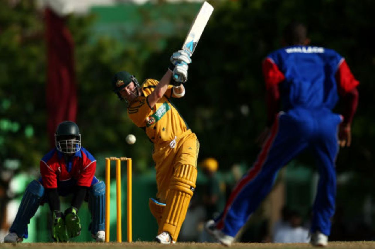 Michael Clarke scored 53 before retiring out , University of West Indies Vice-Chancellor's XI v Australians, tour game, Barbados, June 21, 2008