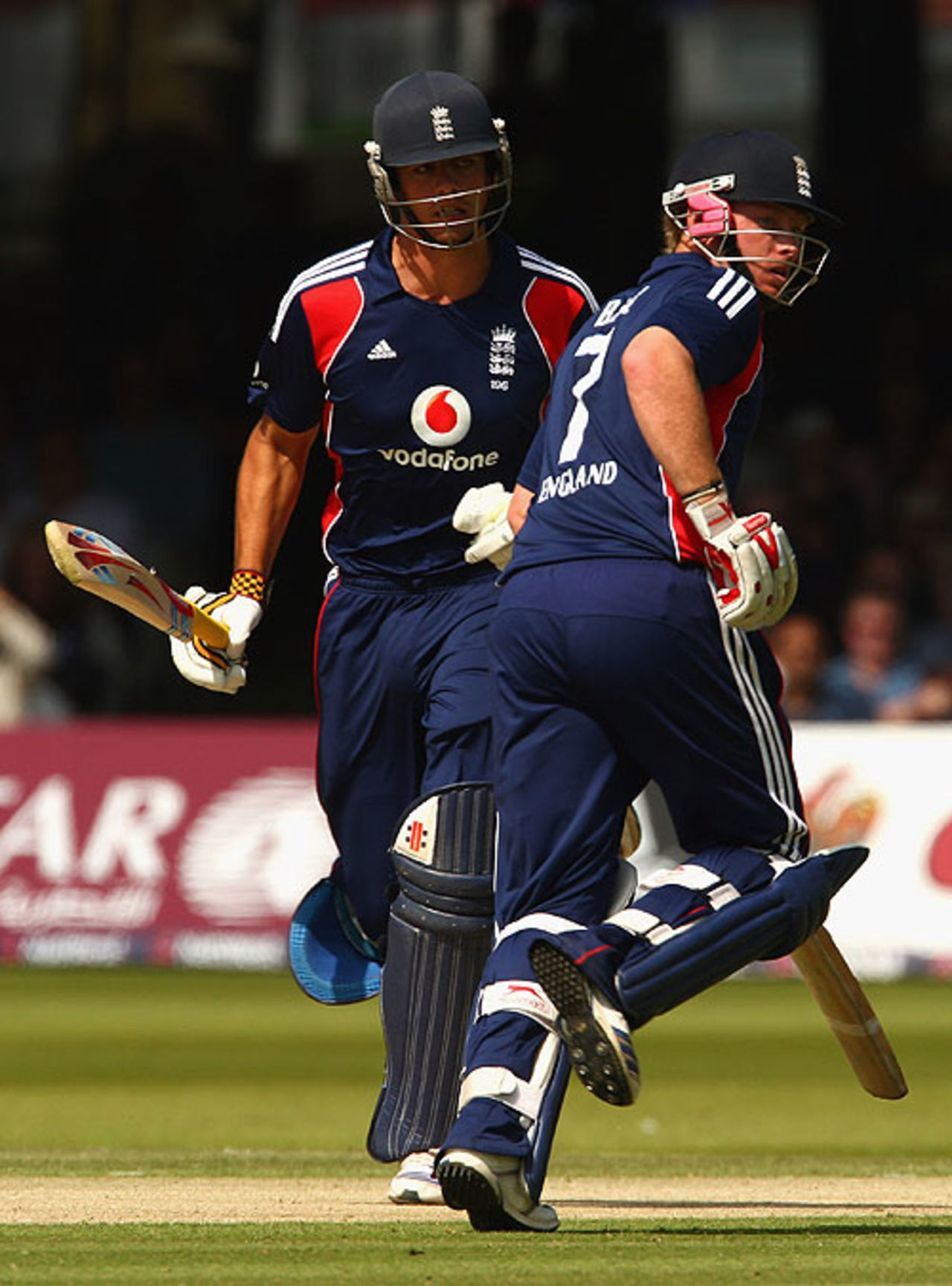 Alastair Cook and Ian Bell put on 53, England v New Zealand, 5th ODI, Lord's, June 28, 2008