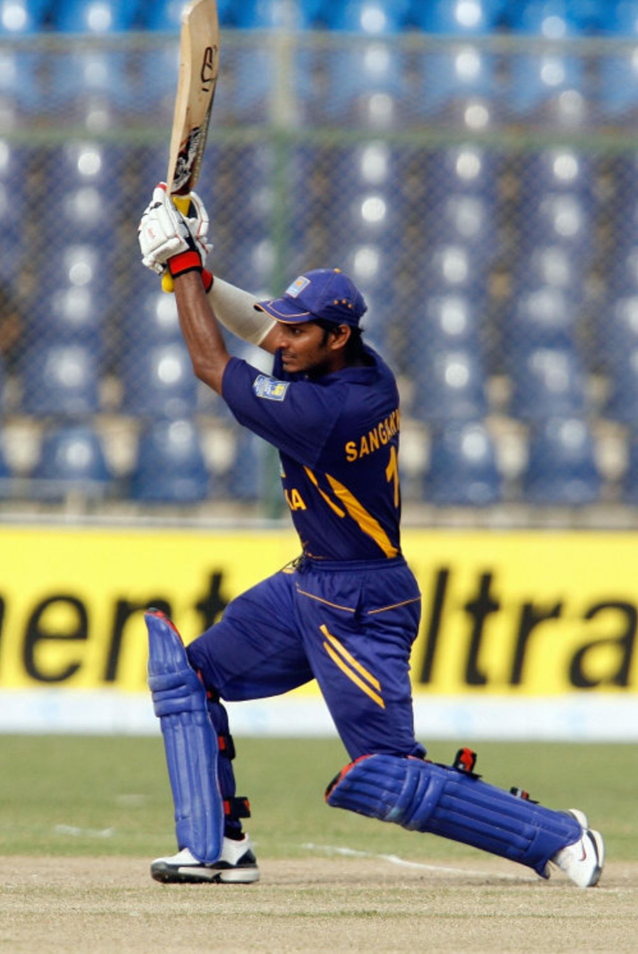 Kumar Sangakkara stylishly dispatches the ball, Sri Lanka v Bangladesh, Super Four, Asia Cup, Karachi, June 30, 2008