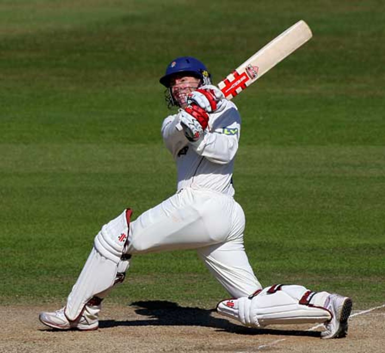 Stuart Law batted throughout the second day at Hove, Sussex v Lancashire, 2nd day, Hove, June 30, 2008