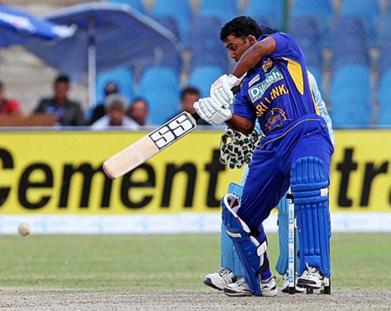 Chamara Silva nudges one towards third man, India v Sri Lanka, Super Four, Asia Cup, Karachi, July 3, 2008