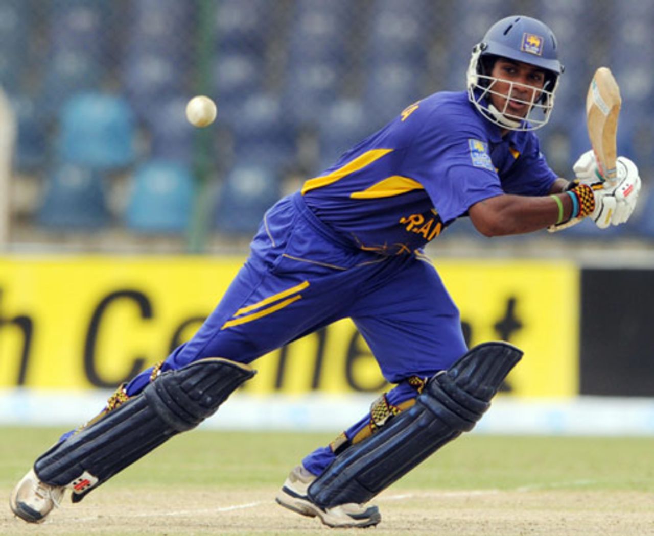 Chamara Kapugedera drives off the front foot, India v Sri Lanka, Super Four, Asia Cup, Karachi, July 3, 2008