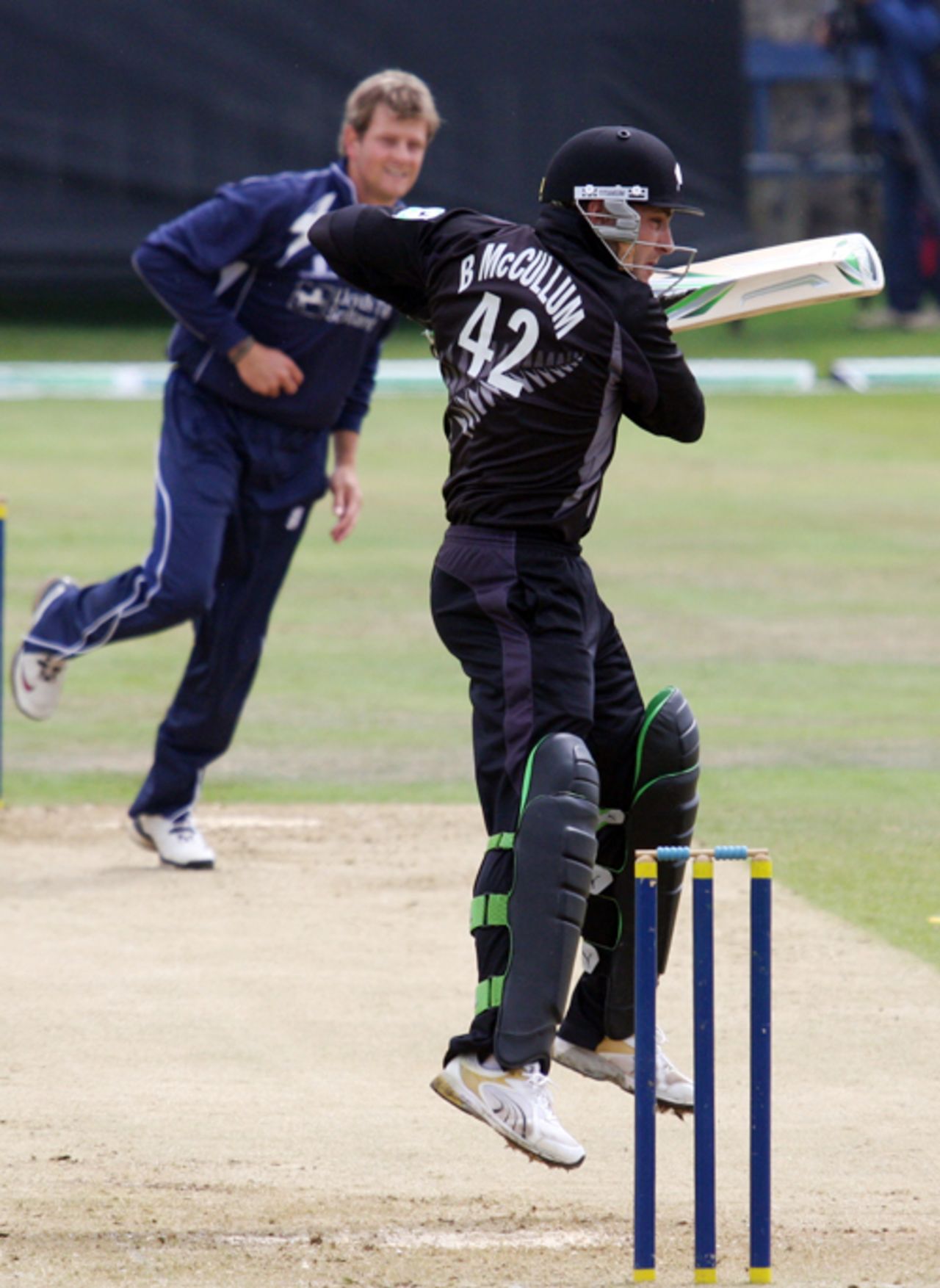 Brendon McCullum guides one through the off side, Scotland v New Zealand, Tri-series, Aberdeen, July 3, 2008