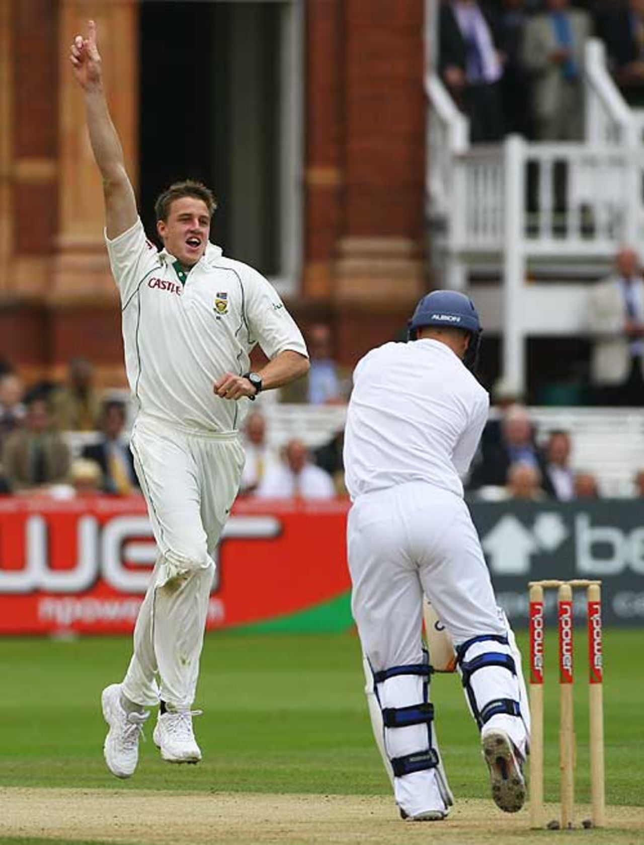 Morne Morkel added Tim Ambrose for cheap, 1st Test, Lord's, 2nd day, July 11, 2008