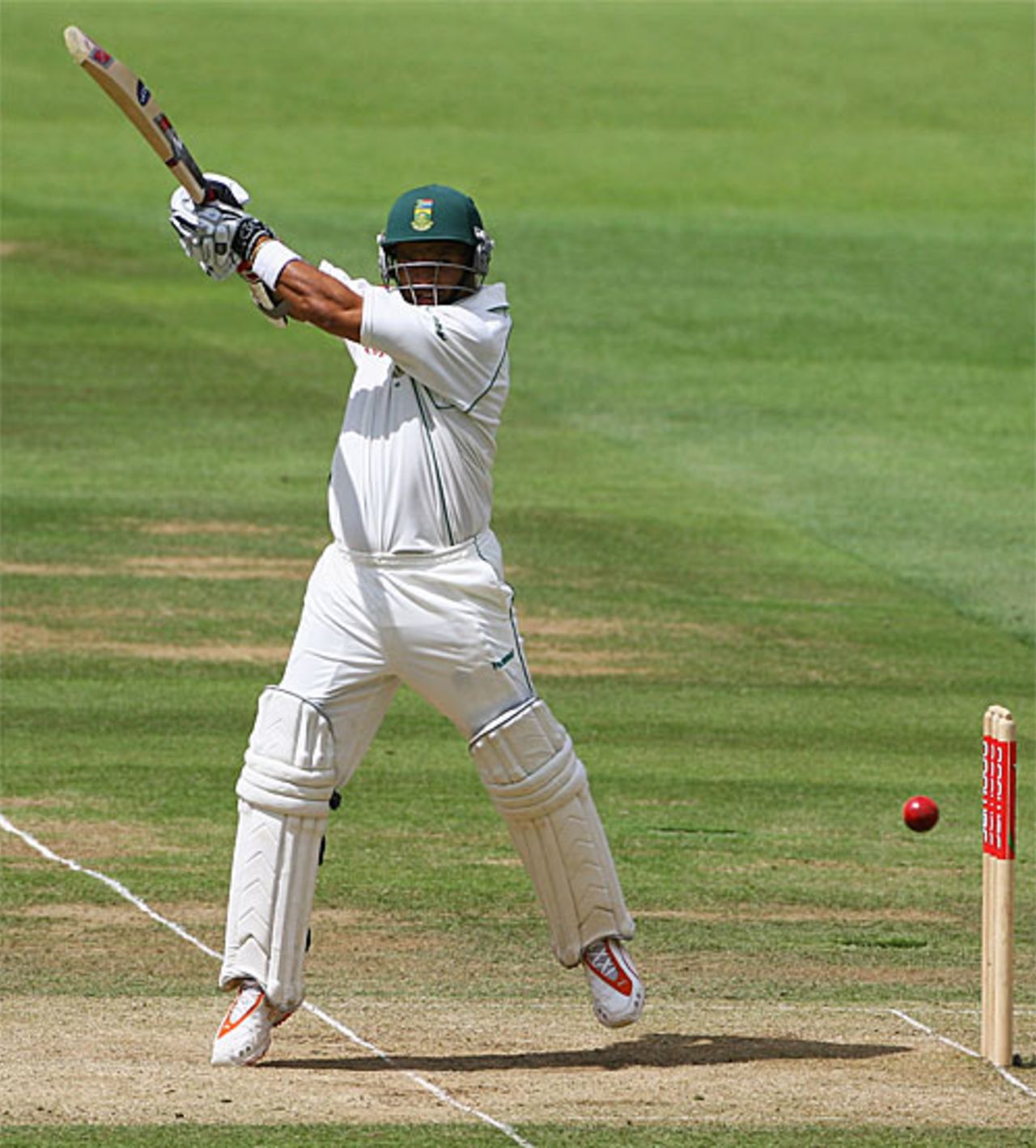 Ashwell Prince stands tall to cut, England v South Africa, 1st Test, Lord's, 3rd day, July 12, 2008