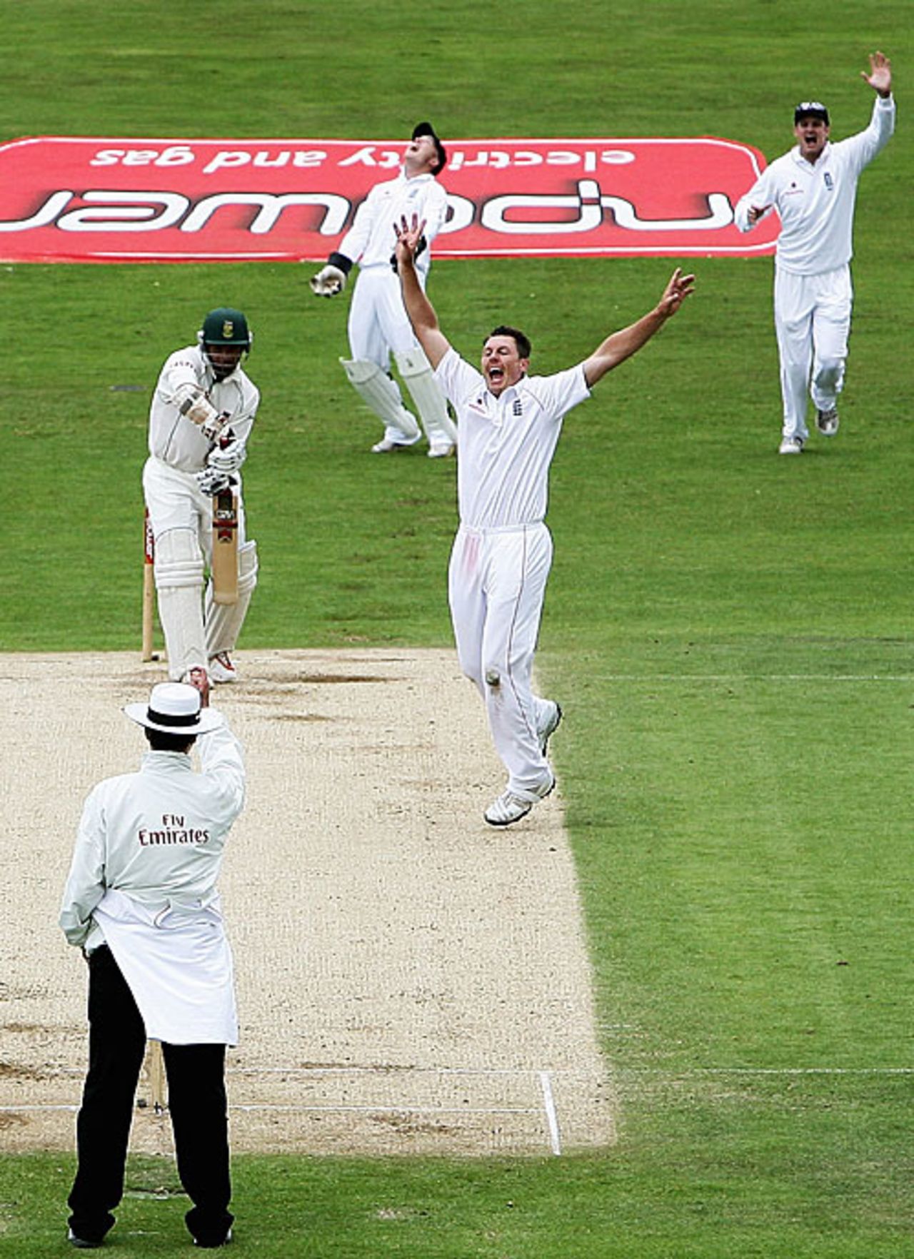 Ashwell Prince is caught behind off Darren Pattinson, England v South Africa, 2nd Test, Headingley, July 20, 2008