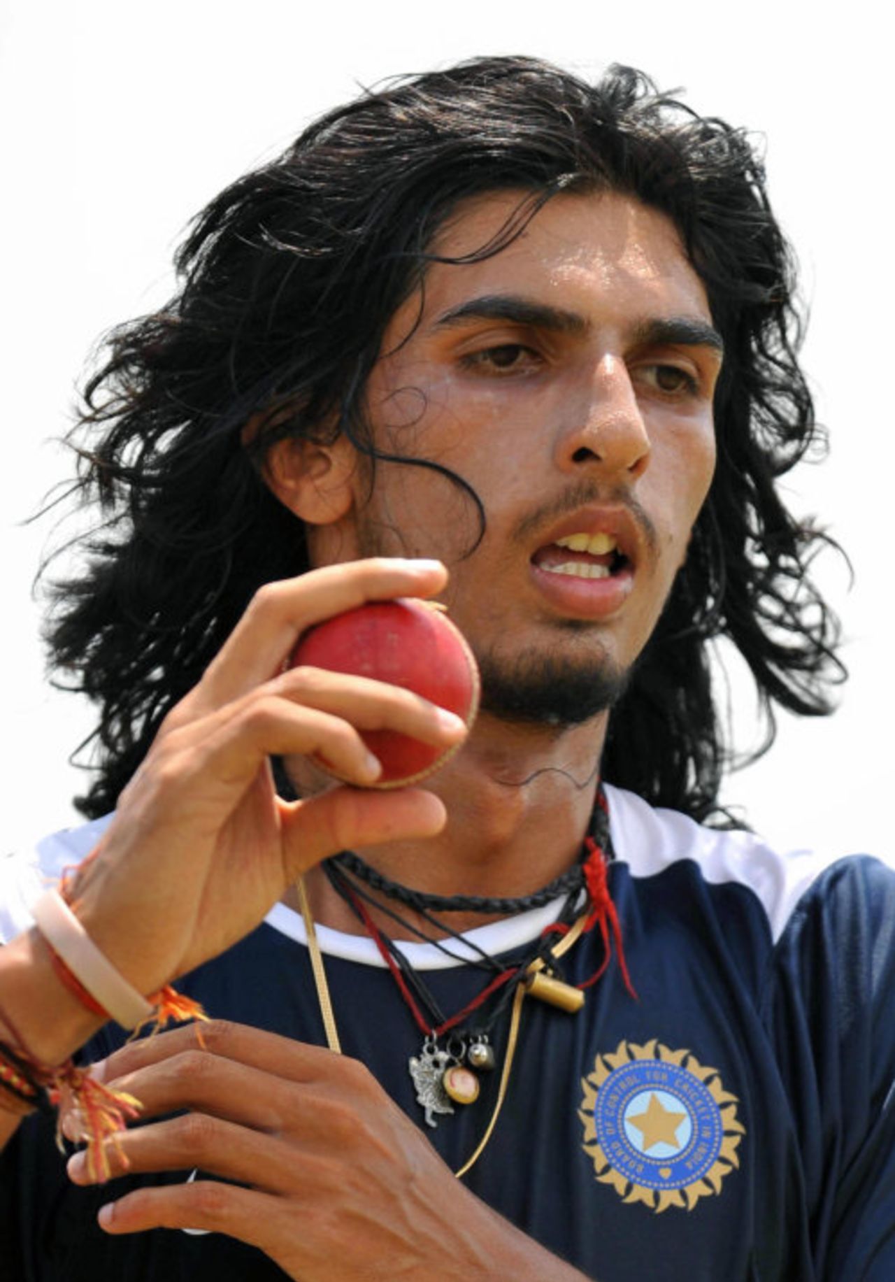 Ishant Sharma sweats it out in the nets, Galle, July 29, 2008 