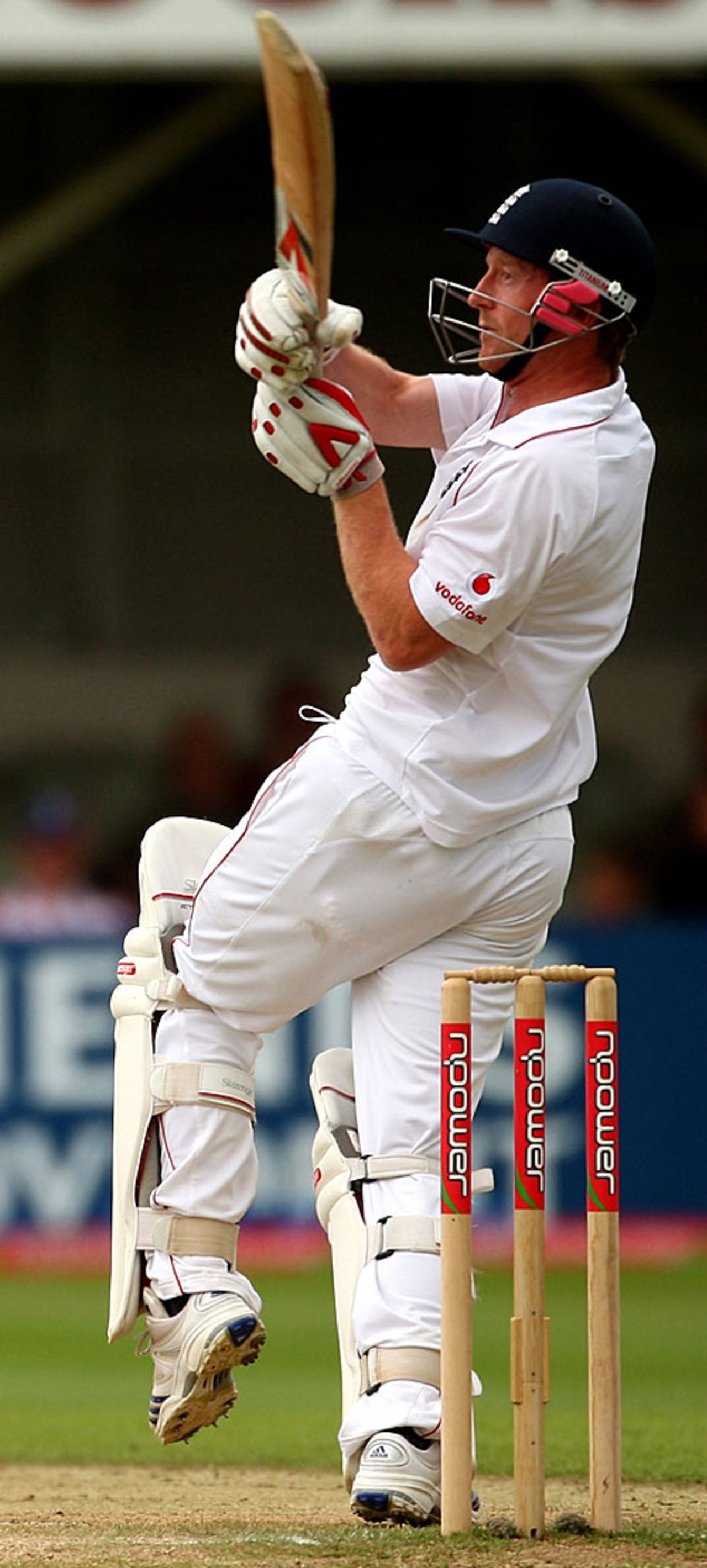 Paul Collingwood pulls around the corner as England extend their lead, England v South Africa, 3rd Test, Edgbaston, August 2, 2008