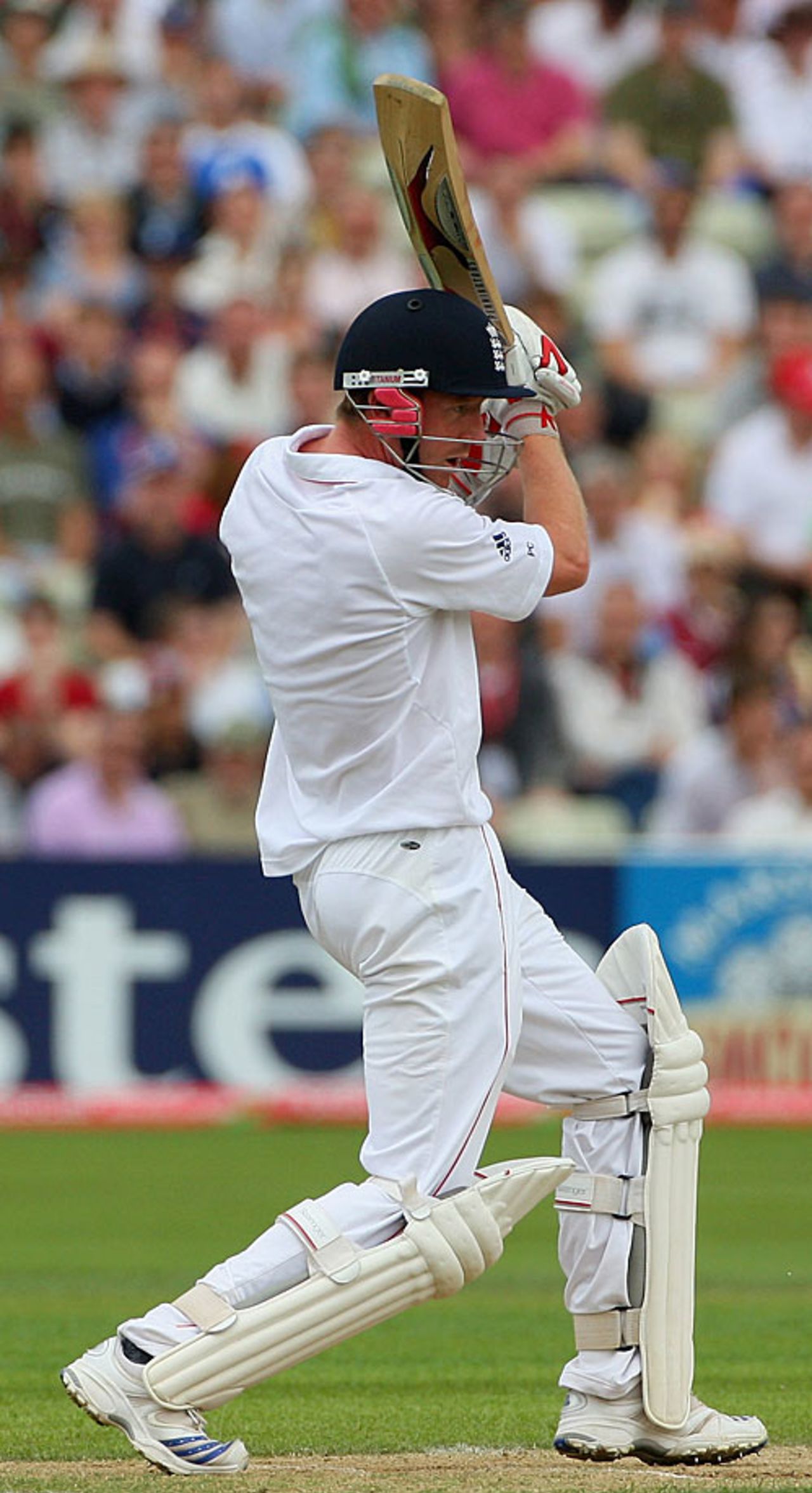 Paul Collingwood drives on the up, England v South Africa, 3rd Test, Edgbaston, August 2, 2008