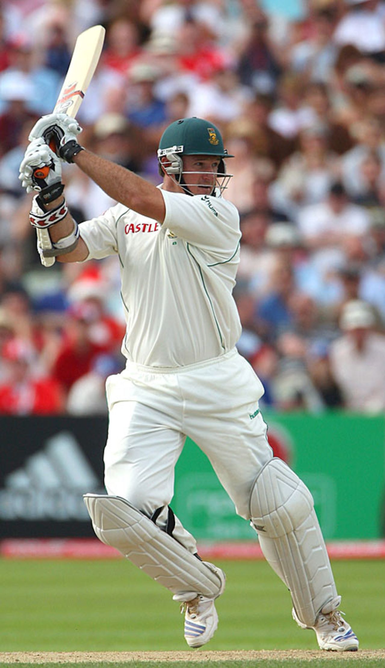 Graeme Smith cuts during his superb innings, England v South Africa, 3rd Test, Edgbaston, August 2, 2008