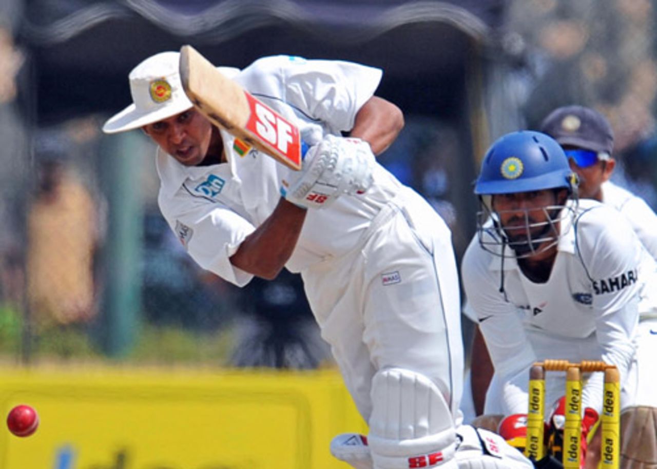 Tillakaratne Dilshan played a counter-attacking cameo, Sri Lanka v India, 2nd Test, Galle, 4th day, August 3, 2008