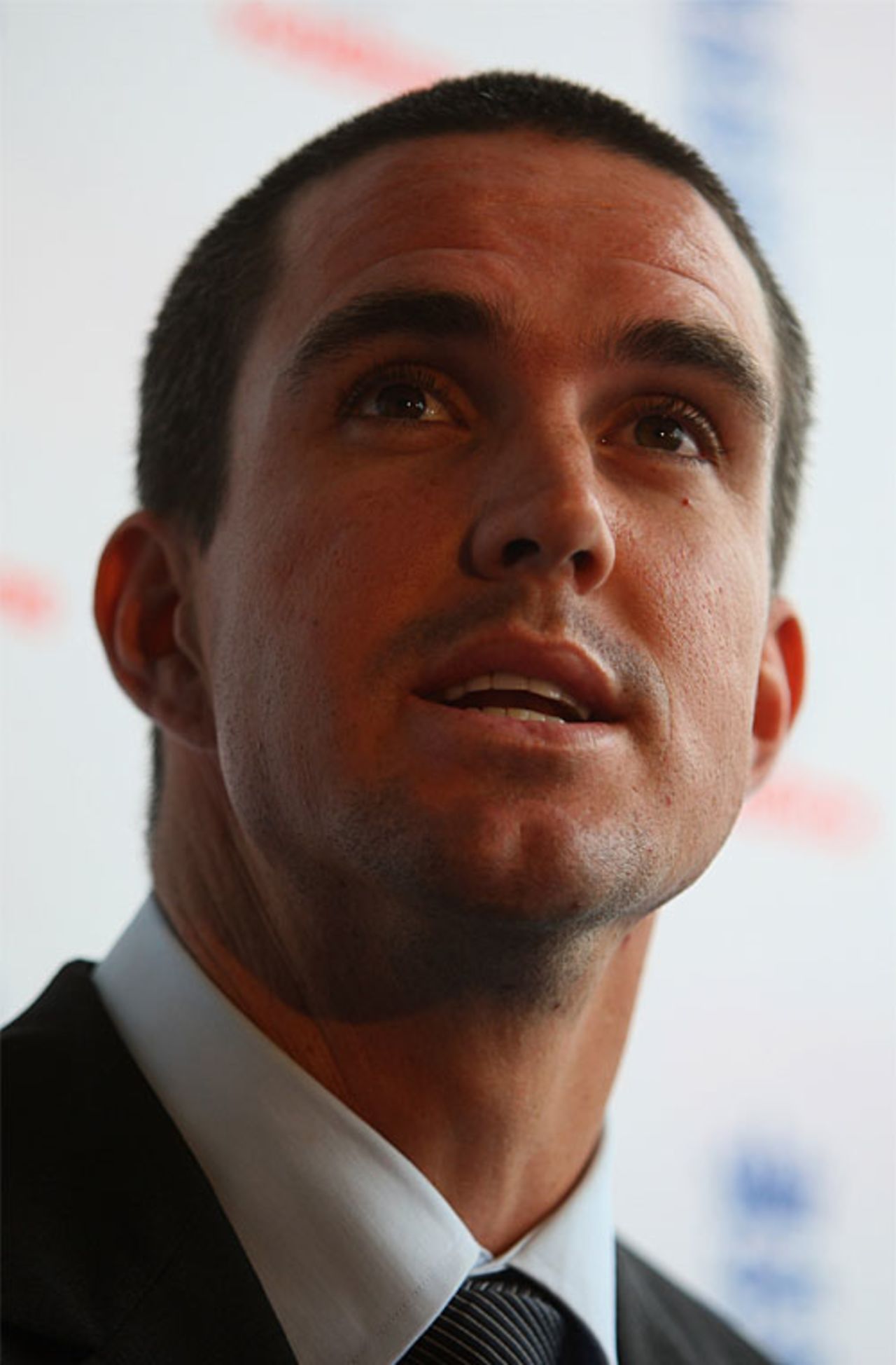 Kevin Pietersen impressed in his first media conference as captain, Lord's, August 4, 2008 