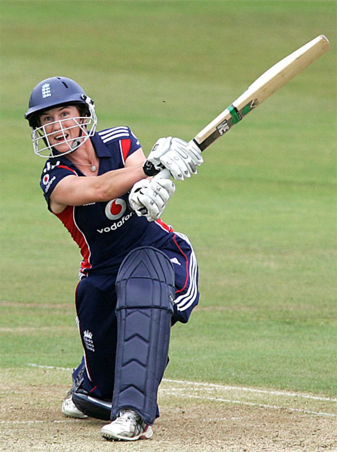 Claire Taylor slaps over cover during her 83, England Women v South Africa Women, 1st ODI, Canterbury, August 6, 2008