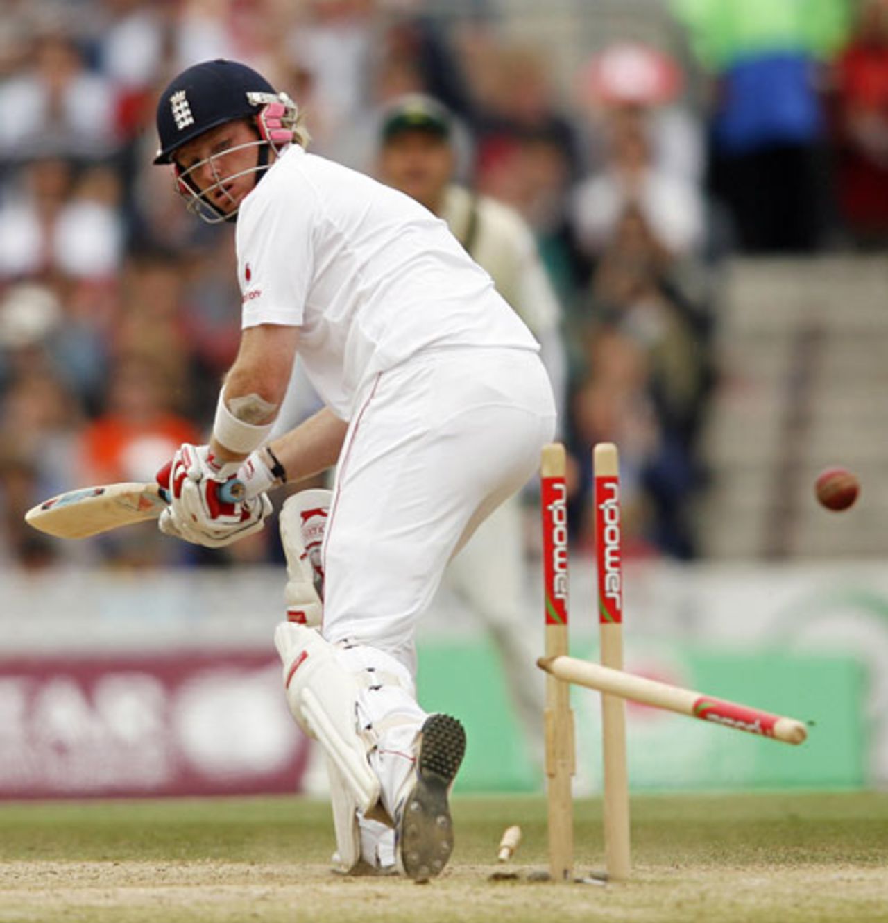Ian Bell is bowled round his legs by Makhaya Ntini, England v South Africa, 4th Test, The Oval, August 11, 2008