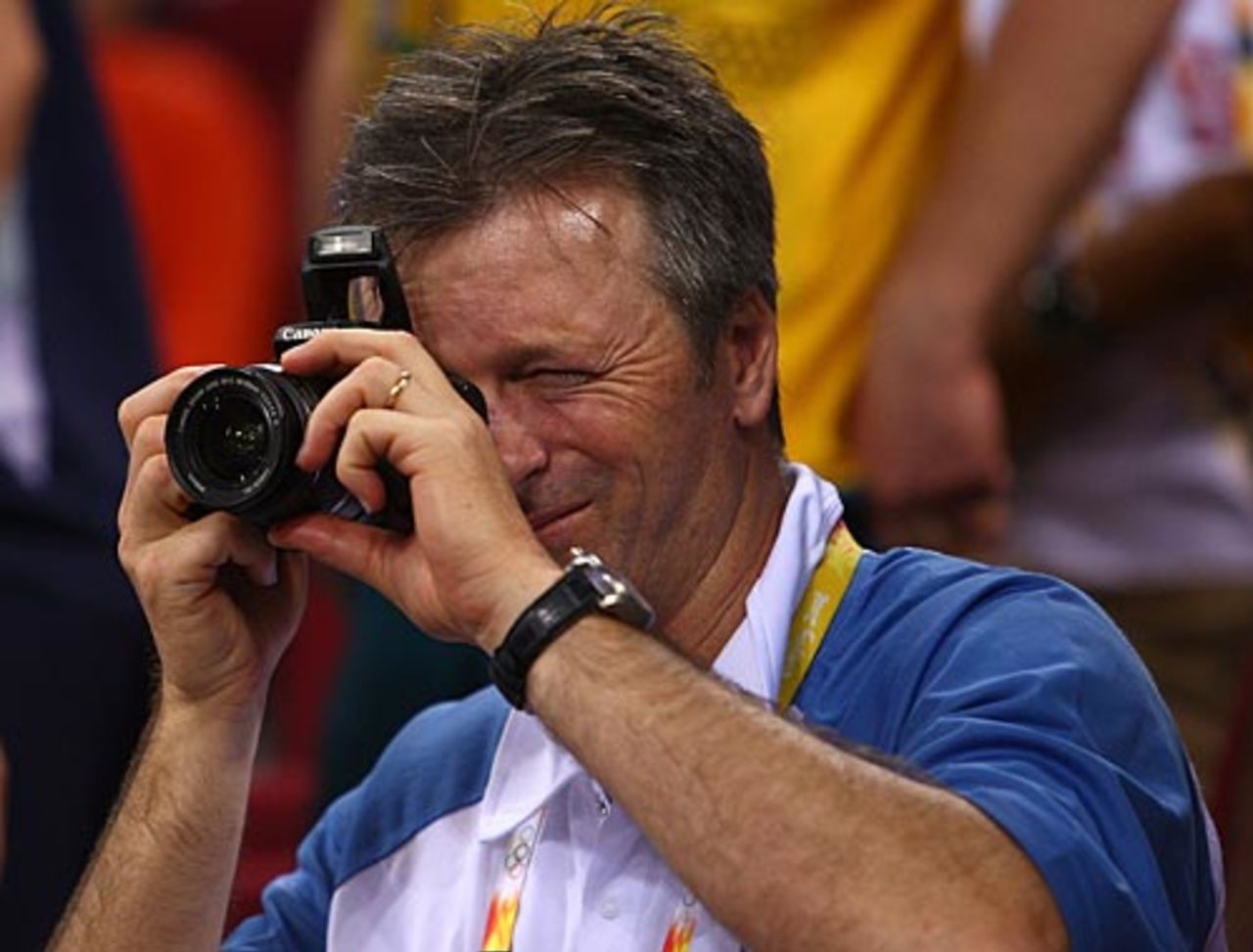 Steve Waugh at the Olympics, Beijing, August 12, 2008