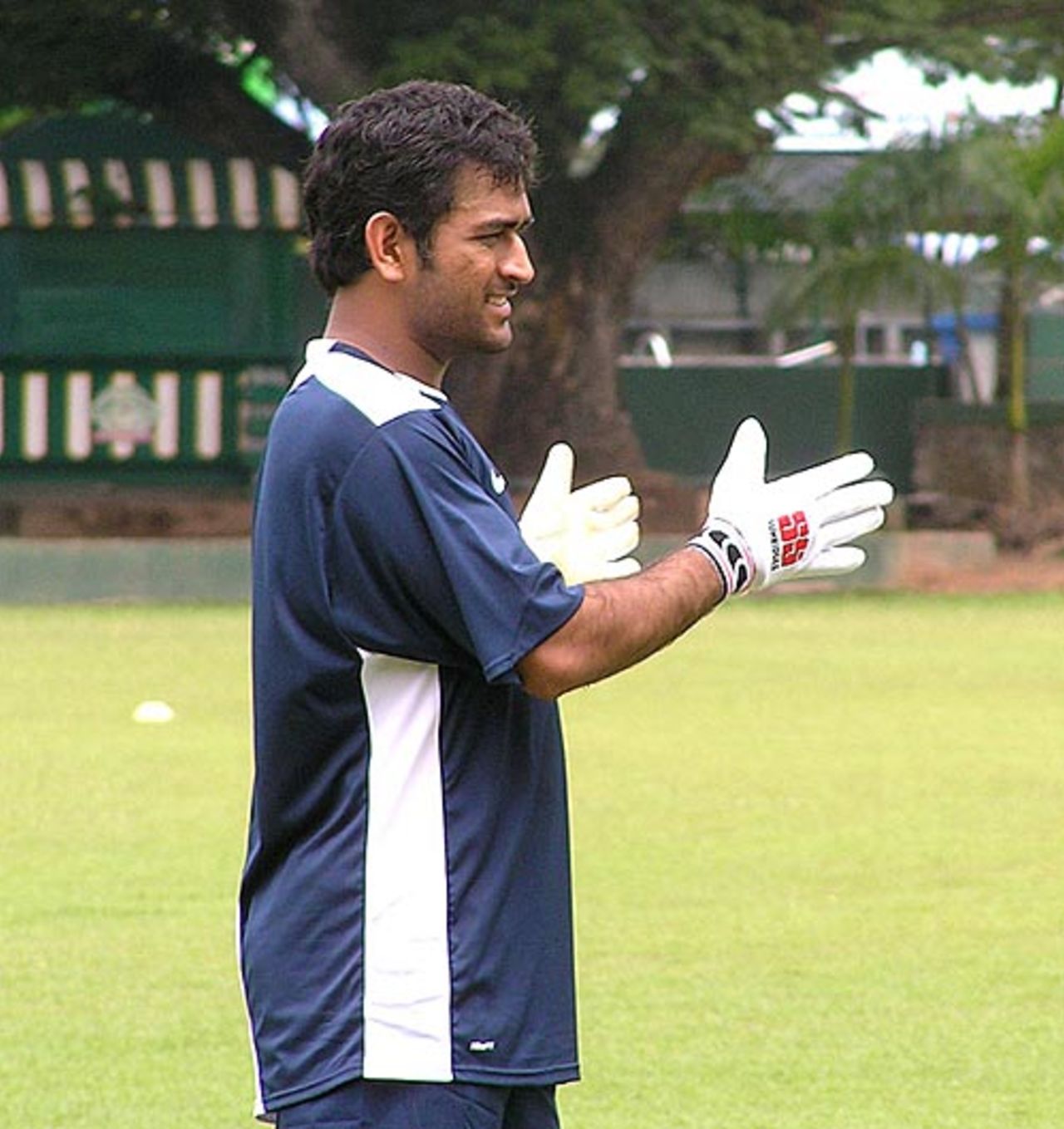 Mahendra Singh Dhoni looking firmly in command, Colombo, August 14, 2008